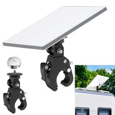 Starlink Mini Mount,Adjustable Clamp Pole Mount for RV Ladders Yacht Black