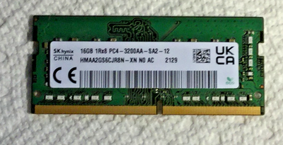 SKhynix 16GB 1Rx8 PC4-3200AA-SA2-12 Laptop Memory P/N