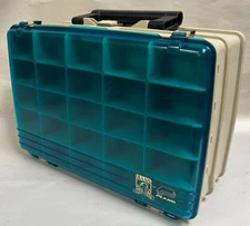Vtg Plano Bass Tour Series 2-Layer Fishing Tackle Box Storage Container (A17)