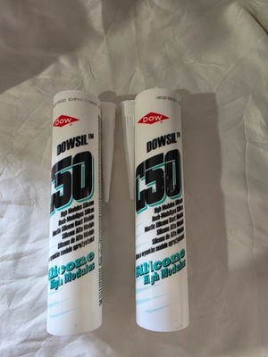 2 x Dow Corning Dowsil C50 weiß Silikon 310 ml
