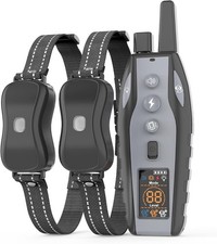 Dog Training Collar, 3 Modes Dog Shock Collar with 3300Ft Remote, IP67 Waterproo