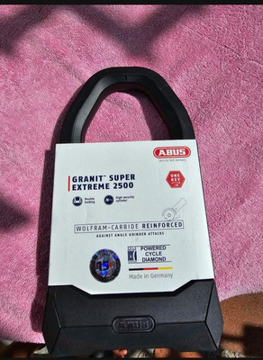 ABUS GRANIT SUPER EXTREME 2500 HIGH-QUALITY U LOCK NEW