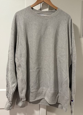 #ad #ad Champion Reverse Weave Oxford Gray Crewneck Sweatshirt Men’s 2XL NWOT $36.00