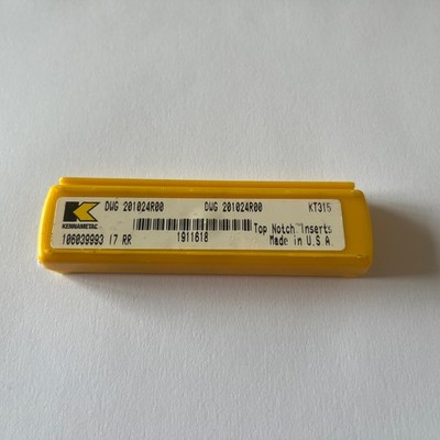 KENNAMETAL DWG 201024R00 Top Notch Inserts (NEW) Qty-5 Free Same Day Shipping!