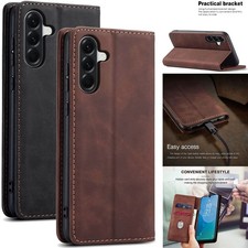 For Samsung Galaxy A17 5G Wallet Leather Phone Case Flip Rugged Magnetic Cover