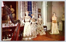 White House Music Room Dresses Smithsonian Institution Vintage Postcard