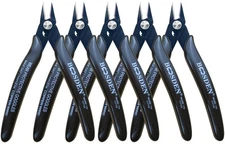 Flush Cut Pliers, 5 Pack, 5 Inch Small Wire Cutters, 170 Wire Cutters Flush C...