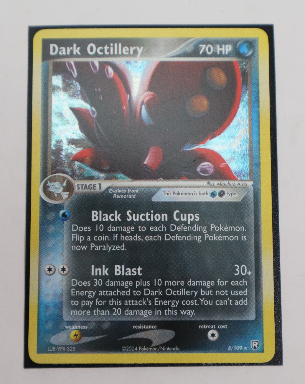 Pokemon EX Team Rocket Returns Dark Octillery Holo Rare Card 8/109 LP