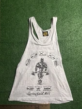 Vintage 90s Gold's Gym Springfield Stringer Tank Top Mens S