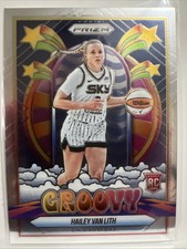 2025 WNBA Prizm Hailey Van Lith Groovy #14 RC Chicago Sky/Connecticut Sun