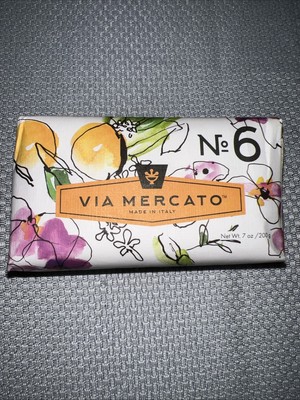 Via Mercato No. 6 Fig Orange Blossom & Cedarwood Soap NEW!