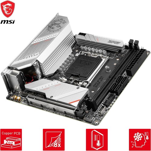MSI MPG B760I EDGE WIFI (Socket 1700/B760/DDR5/S-ATA 6Gb/s/Mini ITX) Mini-ITX DD - Bild 4 von 7