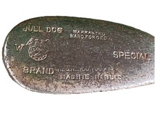Bull Dog Brand Warranted Hand Forged Special Mashie Niblick Hickory Shaft RH 36"