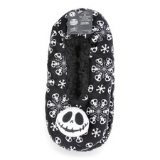 NEW The Nightmare Before Christmas Fuzzy Slipper Socks, 2 Pairs 7-9.5