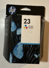 HP 23 Tri-Color Genuine Printer Ink Cartridge C1823D New Sealed Exp Sep. 2012