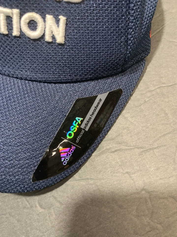 New England Revolution MLS Adidas Unisex Navy USA Flag Snapback - Image 2 of 4