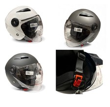 Casco Helmet Jet Moto Scooter Doppia Visiera urbano Omologato ECE 22 06