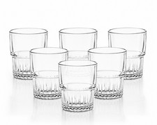 6 x Duralex Empilable Glass Tumblers 20cl/6¾oz Water Juice Drink Stackable Glass
