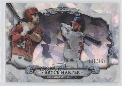 2018 Bowman Sterling Continuity Atomic Refractor 141/150 Bryce Harper #BS-BH a7t