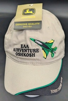 John Deere EAA AirVenture 2007 OshKosh Experimental Airplane Jet Hat NWT