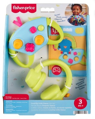 Fisher-Price Level-Up Little Gamer Gift Set   3 Baby Sensory Activity Toys NEW