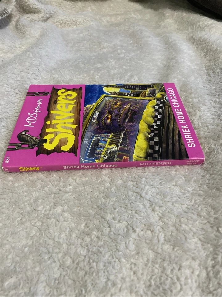 Shivers #31 Shriek Home Chicago by M.D. Spenser VTG 90s Horror Paperback Book - Image 3 of 4