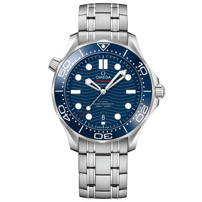Omega Seamaster Diver 300M Blue Dial Stainless Steel Watch 210.30.42.20.03.001