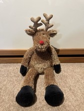 Retired Jellycat Slackajack Christmas Rudolph Reindeer Plush Soft Toy