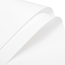 Pearlescent Film Flower Wrapping Paper 22.8x22.8 Inch Cream White Pack of 10