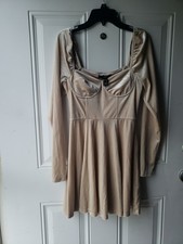 Forever 21 Velvet Dress with Long Sleeves Junior's Size Small