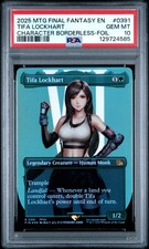 2025 MTG FINAL FANTASY CHARACTER BORDERLESS-FOIL 0391 TIFA LOCKHART PSA 10