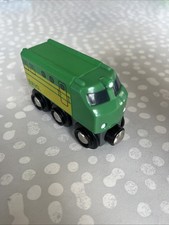Brio Farm Train Wooden Engine Green Yellow Wood & Plastic Used