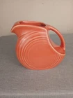 Fiestaware - Persimmon - Small - Disc Pitcher - Water Jug  Fiesta Retired