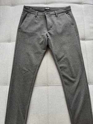 Stoffhose grau Nadelstreifen Stretch 31/32 Only & Sons