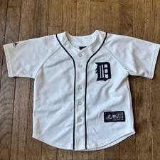 Kids Detroit Tigers Miguel Cabrera Baseball Jersey 5/6 White