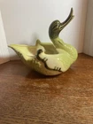 Vintage Hull Swan Ceramic Planter/ Candy Dish Small 6.25 T 8L5W Crack In Neck