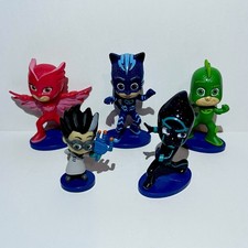 PJ Masks Figure Bundle Of Toys Action Figures Owlette Romeo Night Ninja Rare 