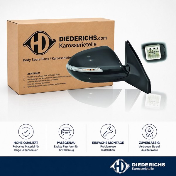 Aussenspiegel Rechts Diederichs 6522826 FÜR KIA-image