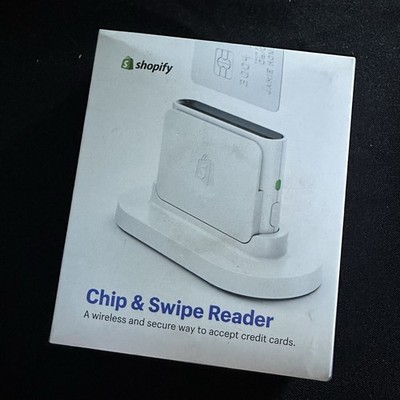 Shopify Credit Card Reader Chip & Swipe White Model S1701   New