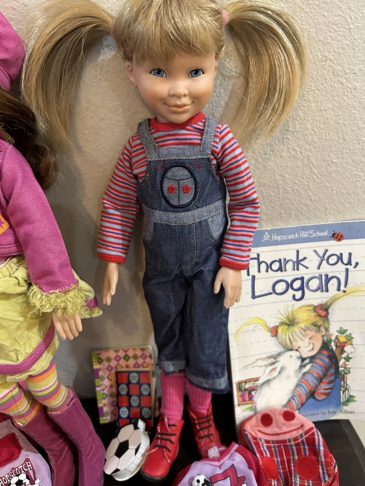 Pleasant Co AG Hopscotch Hill Hallie & Logan. Recientemente restringido. Viene con todo Foto 2 de 4