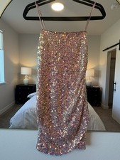 ✨ Forever 21 Iridescent Sequin Bodycon Dress – Size Small ✨