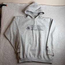 Vintage Logo Athletic Penn State Nittany Lions Hoodie XXL Gray Y2K Embroidered