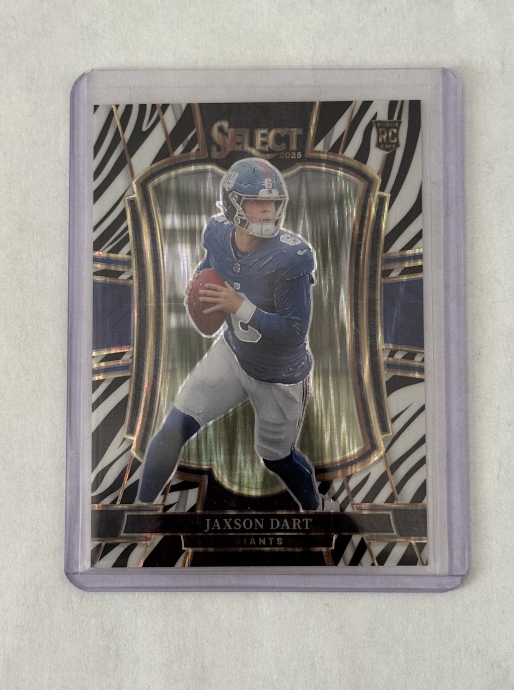 2025 Panini Select JAXSON DART Zebra Prizm Premier Level SSP RC CASE HIT🎯
