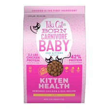 Tiki Cat Born Carnivore Baby Dry Kitten Food, Chicken & Egg, 2.8 lbs Bag 9.29 per pound