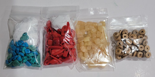 Lot of Loose Natural Turquoise, Red Coral & Misc. Beads for Jewelry Making