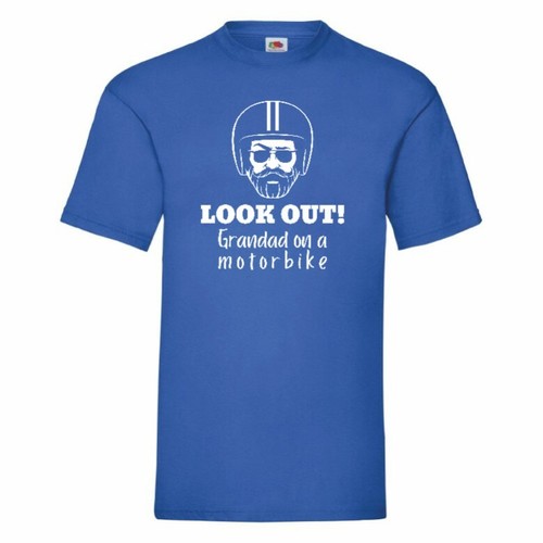 Look Out Grandad On A Motorbike T-Shirt Small-2XL - Picture 14 of 28
