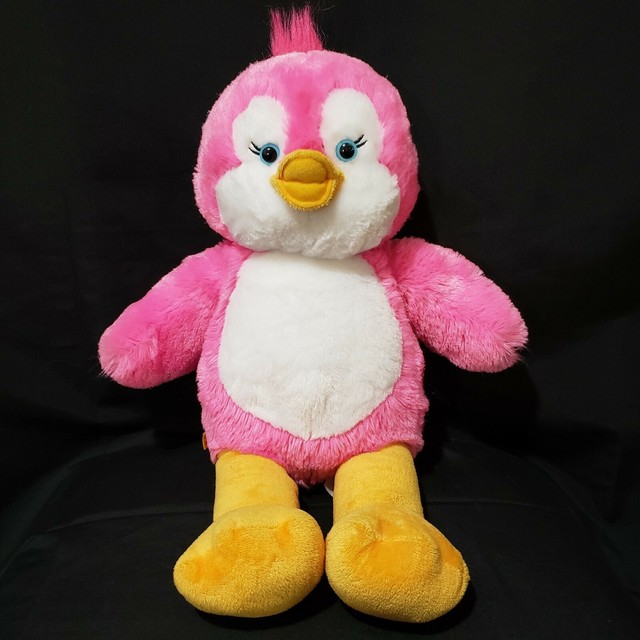 Build A Bear Cuddly Pink Penguin Plush Stuffed Animal 16
