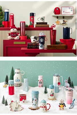 Starbucks korea 2024 Christmas SS Holiday Pink Quencher Stanley