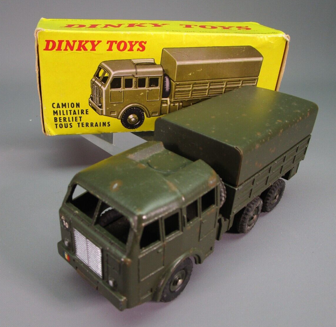 Dinky 818, Berliet Army truck - Free Price Guide & Review