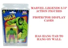 5 Marvel Legends X-Men 3.75" Kenner Action Figures Protective Case Display Boxes